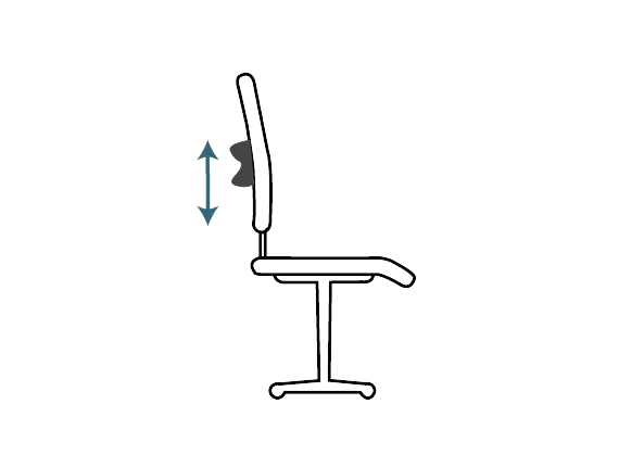 Regler le support lombaire de votre chaise ergonomique