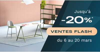 Ventes Flash jusqu\'à -20%