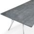 Table de conférence plateau ciment, métal ou résine, pieds design, gamme Carezza - France Bureau