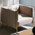 Fauteuil d\'accueil confortable en tissu pieds métal, gamme Oliva fauteuil - France Bureau